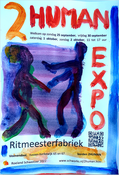 2HUMAN, expositie Ritmeesterfabriek Veenendaal, september 2022